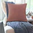 thumbnail image 1 of Kugisaki Throw Pillow Covers Soft Thicked Flocked Pillowcase Decorative Pillow Covers for Sofa Couch Bed, 1 of 6