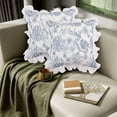 thumbnail image 1 of Kugisaki Throw Pillow Covers Soft Thicked Flocked Pillowcase Decorative Pillow Covers for Sofa Couch Bed, 1 of 6