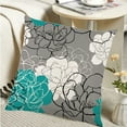 thumbnail image 1 of Kugisaki Throw Pillow Covers Soft Thicked Flocked Pillowcase Decorative Pillow Covers for Sofa Couch Bed, 1 of 6