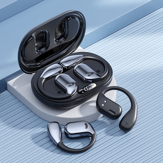 Kugisaki Translation Earbuds Real Time Language Translator Headphones for Travel Business Learning with Charging Case