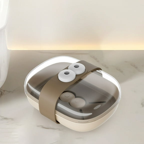 Kugisaki Travel Soap Case Leakproof Soap Container with Lid Portable Bar Soap Holder for Traveling Bathroom Shower Gym Camping