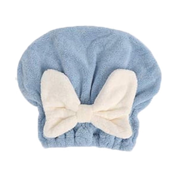 Kugisaki Ultra Absorbent Hair Towel Cap for Women Microfiber Hair Drying Towel Wrap Dry Turban Soft Bow Tie Plopping Head Towels Shower Cap