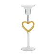 thumbnail image 1 of Kugisaki Valentine's Day Candle Holders Glass Heart Taper Candlesticks Romantic Candle Holders for Table Centerpiece Candlelit Dinner Sence Arrangement, 1 of 5
