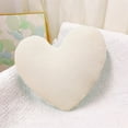 thumbnail image 1 of Kugisaki Valentines's Day Heart-shaped Throw Pillows Plush Fluffy Throw Pillows Sofa Cushions for Large Couch Sofa Home Holiday Decorations, 1 of 8