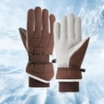 thumbnail image 1 of Kugisaki Winter Fleece-Lined Gloves, Waterproof Windproof Cold-Resistant Warm Thickened Gloves for Skiing Cycling Running Fishing Outdoor, 1 of 6
