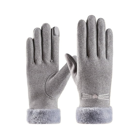 Kugisaki Winter Gloves for Women Touch Screen Water Resistant Windproof Liner Thermal for Running Cycling Driving Hiking