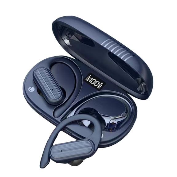 Kugisaki Wireless Earbuds Bluetooth 5.3 Openear Headphones Hanging Ear Low Latency High Battery Lightweight Intelligent Noise Reduction