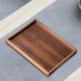 thumbnail image 1 of Kugisaki Wood Serving Tray 38x28cm Outer Base Rectangular Decorative Platter for Home Decor Kitchen Table Candle Holder, 1 of 6