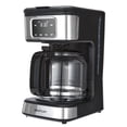 thumbnail image 1 of Kuhitley 12 Cup Drip Coffee Maker, 950W Automatic Coffee Machine with Programmable Timer, Strong Brew, 2-Hour Keep Warm & Auto Shut Off, 1.8L for Home Kitchen Daily Use,Black，CM-135ES2, 1 of 11