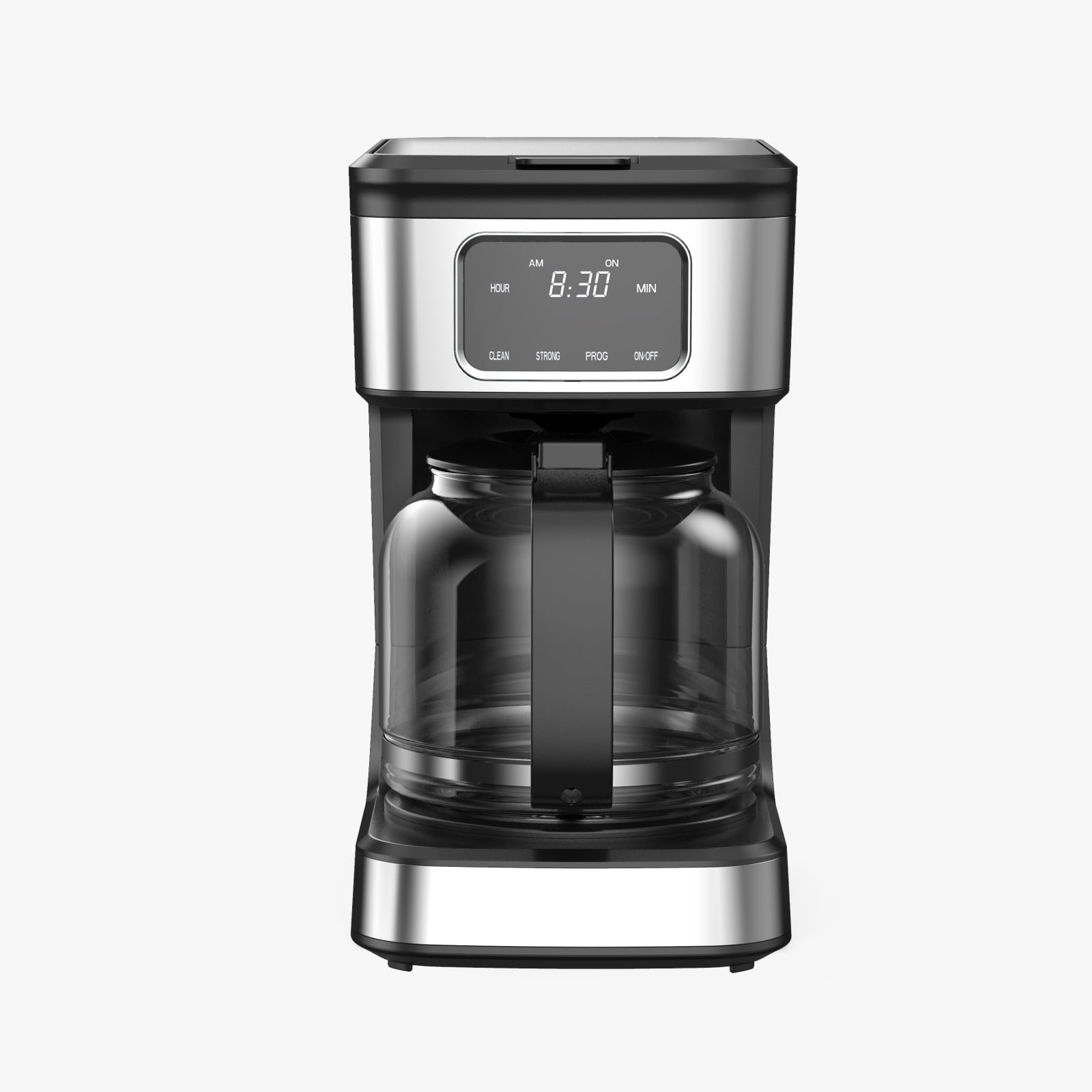 Kuhitley 12 Cup Drip Coffee Maker, 950W Automatic Coffee Machine with Programmable Timer, Strong Brew, 2-Hour Keep Warm & Auto Shut Off, 1.8L for Home Kitchen Daily Use,Black，CM-135ES2