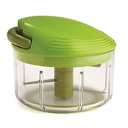 Kuhn Rikon 2 Cup Handheld Pull String Stainless Steel Food Chopper