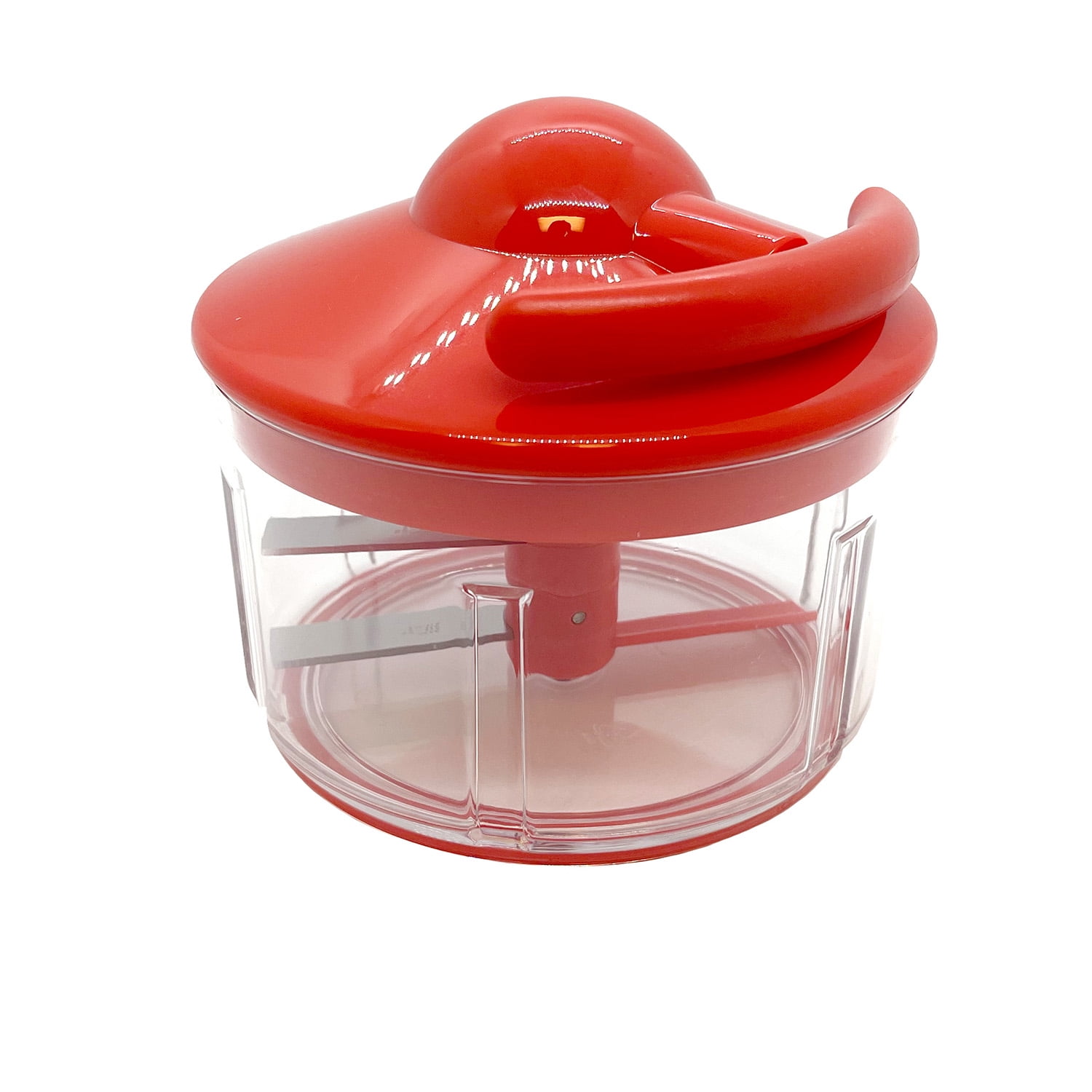 Kuhn Rikon 2Cup Pull Chop Food Chopper, Red