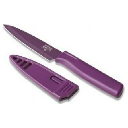Kuhn Rikon 4-Inch Nonstick Colori Paring Knife, Purple