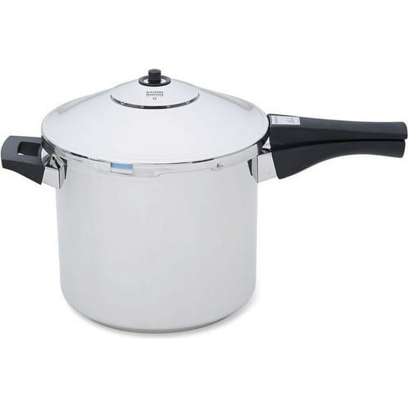 Kuhn Rikon Duromatic Stainless Steel Saucepan Pressure Cooker, 7 Qt