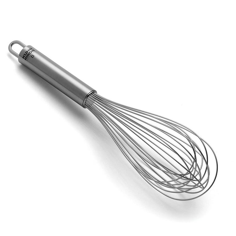 Kuhn Rikon 8 Inch Balloon Wire Whisk Stainless Steel Solid Handle 