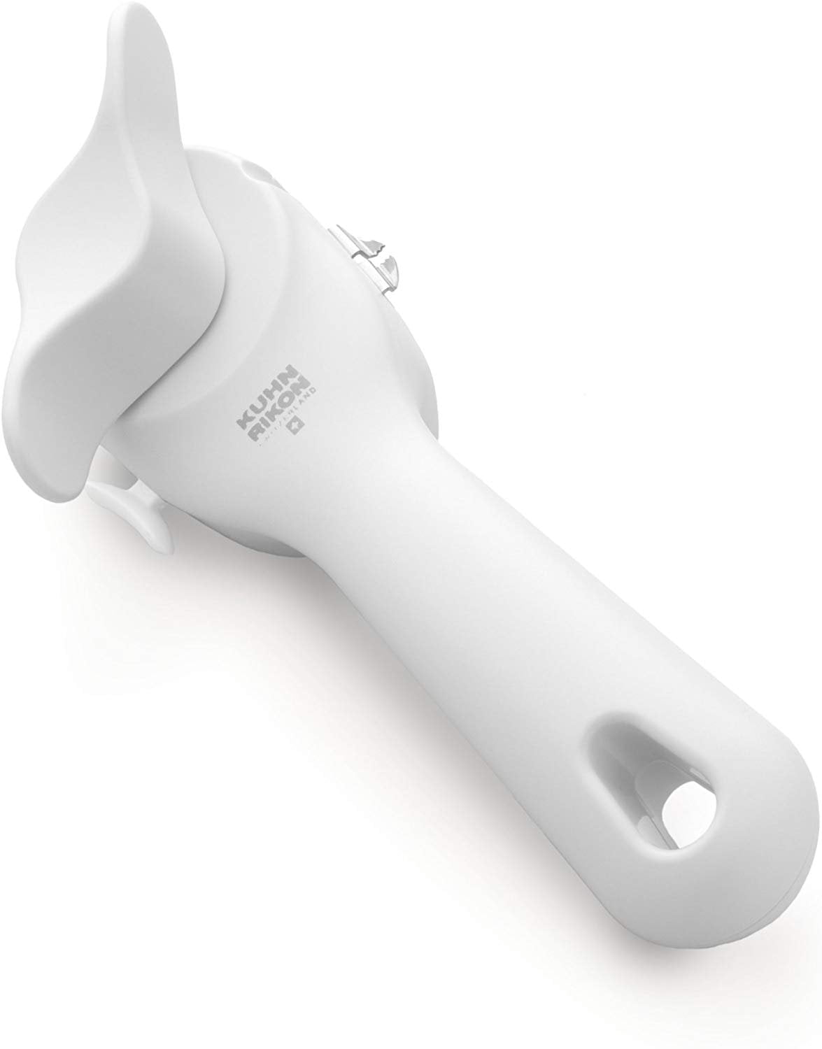 Kuhn Rikon Auto Safety Can Opener, Smooth Edge Can Opener with Lid Lifter