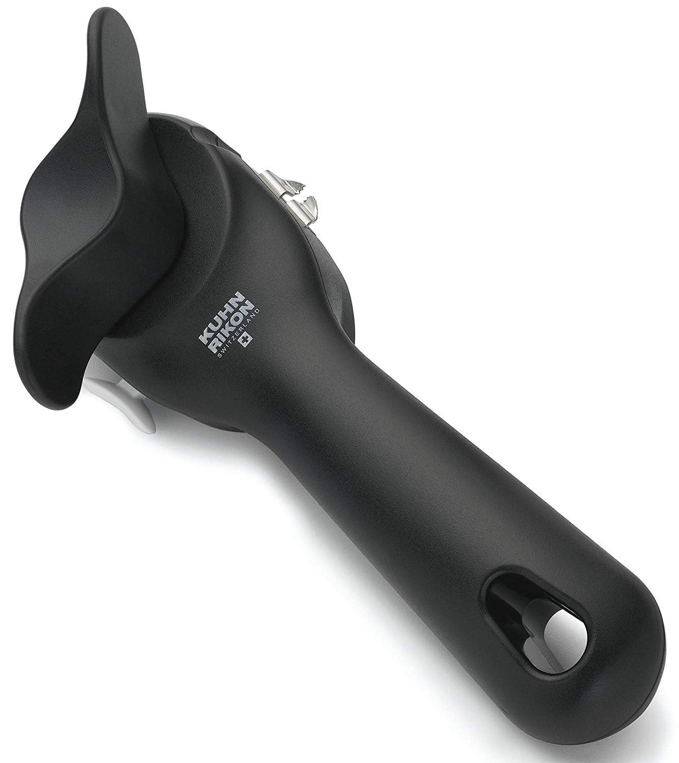Kuhn Rikon Auto Safety Can Opener, Smooth Edge Can Opener with Lid Lifter