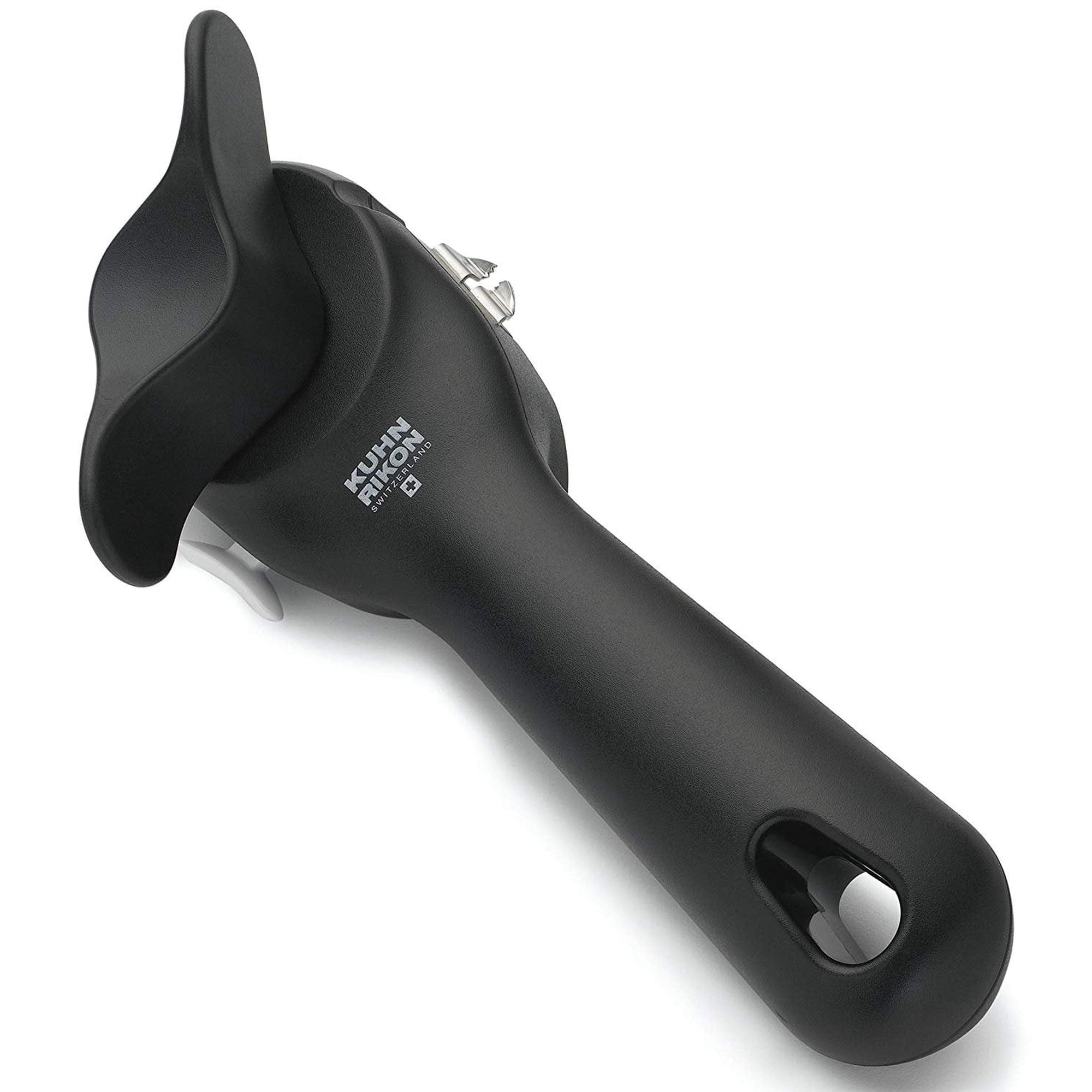 Kuhn Rikon Auto Safety Can Opener, Smooth Edge Can Opener with Lid Lifter