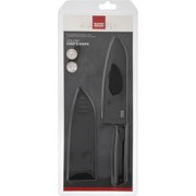 Kuhn Rikon Chefs Knife with Safety Sheath, 6 Inch, Black
