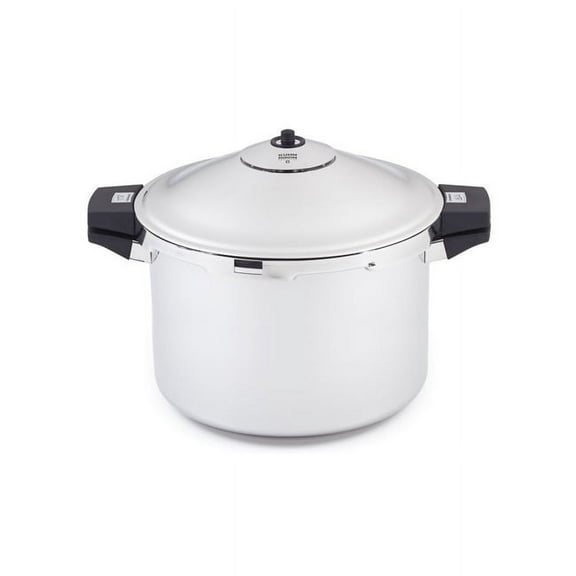 Kuhn Rikon Duromatic Stainless Steel Family Style Stockpot Pressure Cooker, 12 Qt