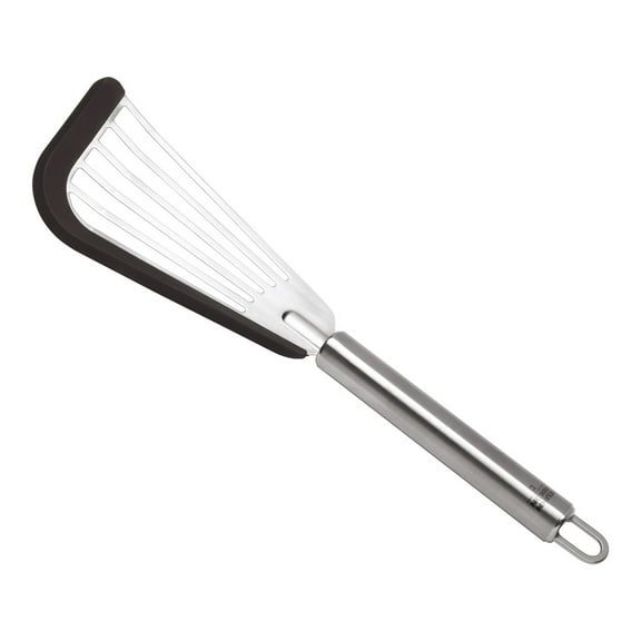 Kuhn Rikon Non-Stick 125 Inch Stainless Steel SoftEdge Slotted Kitchen Spatula