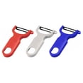 thumbnail image 1 of Kuhn Rikon Original Swiss Peeler 3 Piece Set, Red/White/Blue, 1 of 1