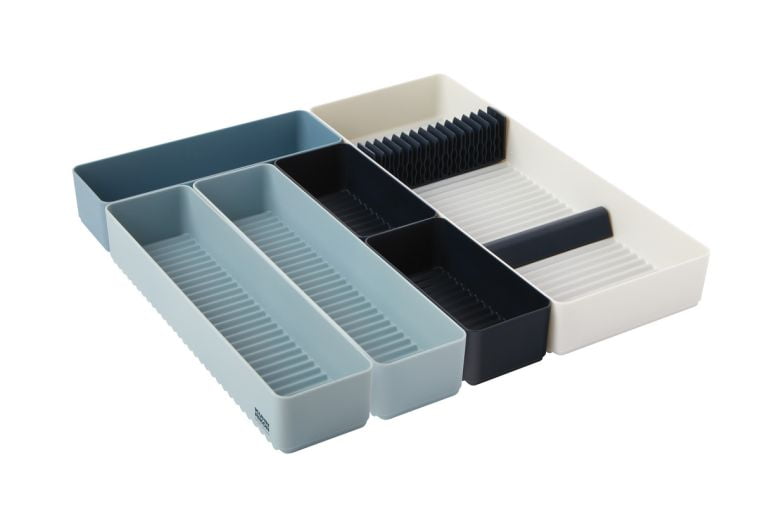 Kuhn Rikon Wave Drawer Organizer Set 6pcs: 15" x 15" x 2"