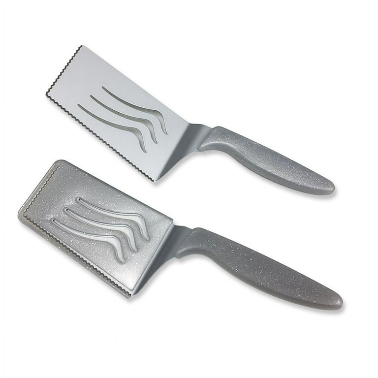 Kuhn Rikon Slice and Serve Spatula Knives w/ Glitter Handles 