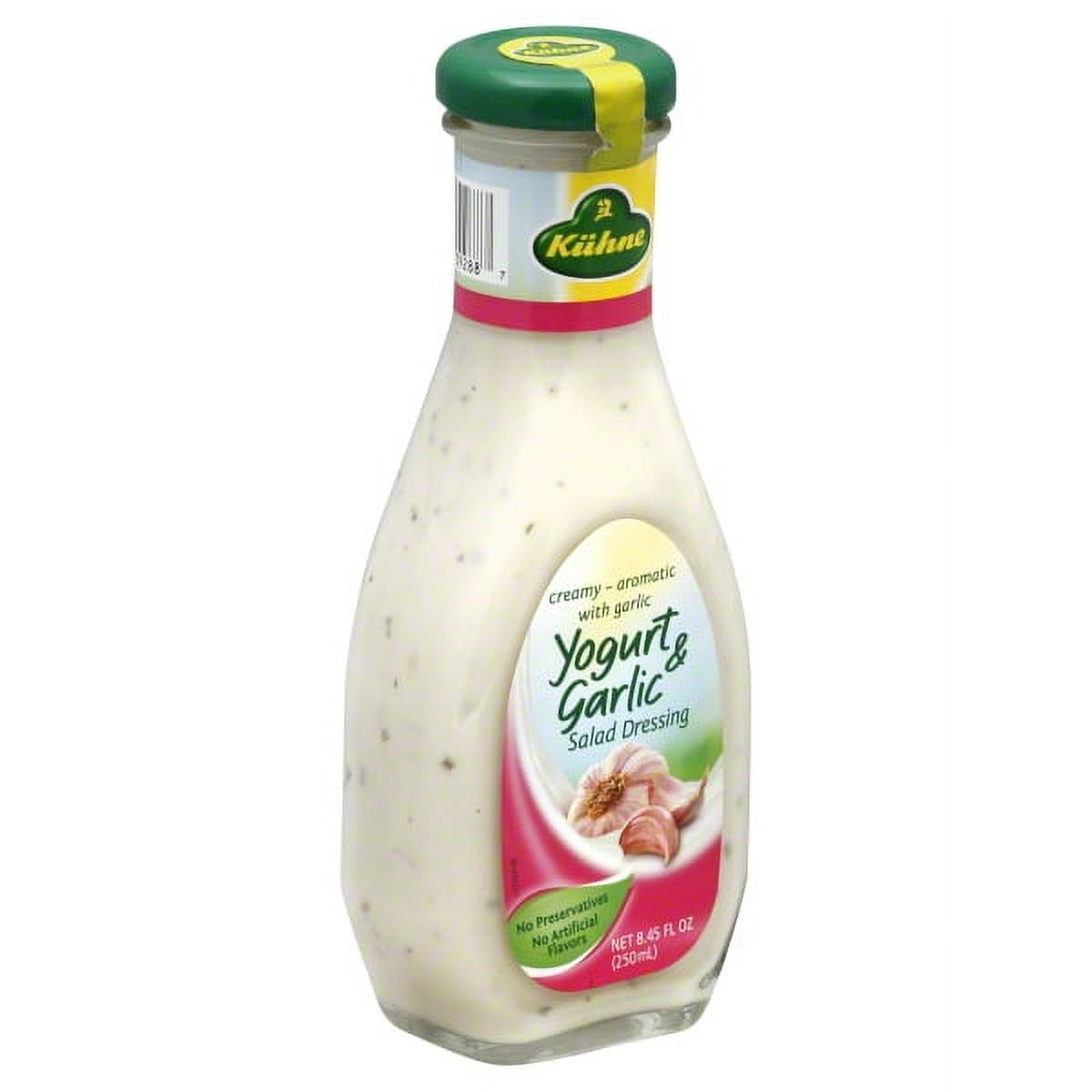 Kuhne Yogurt & Garlic Salad Dressing, 8.45 fl oz