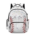 thumbnail image 1 of Kuiaobaty Baseball Print Backpack for Girls Boys Ice Cream Print Backpack with Adjustable Strap Lightweight Bookbags for School, 1 of 7