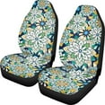 thumbnail image 1 of Kuiaobaty Breathable Car Seat Cover Front Seats Only, Front Seat Protector Auto Interior Accessories Decor, Boho Mandala Floral Green, 1 of 7