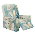 thumbnail image 1 of Kuiaobaty Butterfly Flower Pattern Reclining Slipcover Breathable Recliner Chair Cover Large Soft Lazy Boy Chair Cover Washable Reclining Sofa Slipcover with Side Pocket for Living Room, 1 of 8