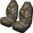 thumbnail image 1 of Kuiaobaty Car Seat Cover for Front Seats 2 Pack Breathable Front Seat Protection Accessories Universal Fit, Camo Hunting Forest Green, 1 of 7