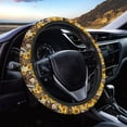 thumbnail image 1 of Kuiaobaty Car Steering Wheel Cover Retro Horse Sunflower Leoprad Pattern Auto Steering Wheel Protector Car Wheel Protector Easy to Install Car Accessories Universal Fit Car Truck SUV Van, 1 of 6