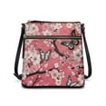 thumbnail image 1 of Kuiaobaty Cherry Blossom Butterfly Print Crossbody Bag for Women Trendy, Casual Vegan Leather Crossbody Purse, Lightweight Multi Pocket Shoulder Purse with Adjustable Strap for Travel, 1 of 7