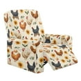 thumbnail image 1 of Kuiaobaty Chicken Sunflower Print Recliner Chair that Stay in Place Durable Reclining Sofa Slipcover Breathable Reclining Slipcover Stretch Recliner Couch Cover with Pocket for Living Room, 1 of 8