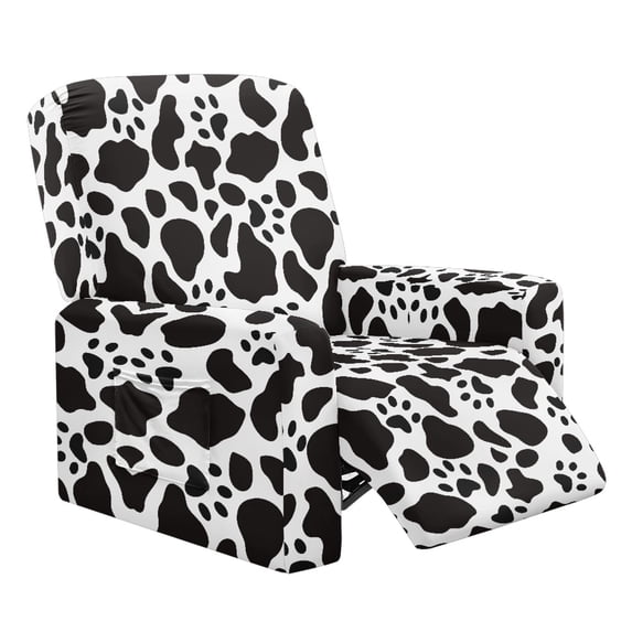 Kuiaobaty Daisy Flower Pattern Reclining Sofa Slipcover for Living Room Recliner Chair Cover with Elastic Bottom Stain Resistant Reclining Slipcover Washable Recliner Couch Cover Nonslip