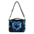 thumbnail image 1 of Kuiaobaty Dolphin Heart Flower Print Bible Covers with Shoulder Strap PU Leather Durble Bible Case for Women Men Bible Bag Tote Book Carrying Case Christian Bible Accessories with Handle, 2XL, 1 of 7