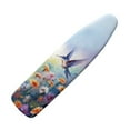 thumbnail image 1 of Kuiaobaty Elastic Ironing Board Cover with Hook & Loop Fasteners, Polyester Spandex Non-Slip Breathable Iron Board Cover, 55" x 16", Hummingbird Daisy Blue, 1 of 5