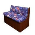 thumbnail image 1 of Kuiaobaty Floral Leaf Purple Pattern Washable RV Dinette Cushions Covers for RV Camper Furniture Protector with Car Bench 1 Backrest Covers & 1 Bench Covers Home & Kitchen, 1 of 7