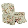 thumbnail image 1 of Kuiaobaty Flower Pattern Reclining Slipcover Easy Installation Recliner Chair Cover Stretch Reclining Sofa Slipcover Breathable Recliner Couch Cover with Elastic Bottom for Living Room, 1 of 8