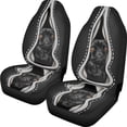 thumbnail image 1 of Kuiaobaty French Bulldog Black Car Seat Cover Set of 2 PCS Universal Soft Car Seat Protection Auto Interior Accessories Decoration for Men Women, 1 of 7