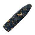 thumbnail image 1 of Kuiaobaty Golden Butterfly Blue Ironing Board Cover Soft Heavy Duty Iron Covers Protective Scorch Polyster Dust Cover Standard Size 15 x 54 Inch for Ironing Board Home Decor, 1 of 5