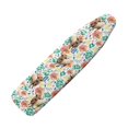 thumbnail image 1 of Kuiaobaty Highland Cow Flower Leaf Ironing Board Cover with Elastic Edge Soft Breathable Cover Resist Scorching Ironing Board Protector Home Decor, 1 of 5