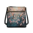 thumbnail image 1 of Kuiaobaty Hummingbird Print Crossbody Bag for Women, Cherry Blossom Print PU Leather Hobo Handbag with Adjustable Strap, Roomy Large Capacity Sling Purse Crossbody for Travel, 1 of 7