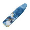 thumbnail image 1 of Kuiaobaty Ironing Board Cover Non-Slip Ironing Board Replacement Cover Protective Scorch Polyster with Elastic Edge 15 x 54 Inches Home Decoration, Marble Texture Sea Turtle, 1 of 5