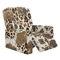 thumbnail image 1 of Kuiaobaty Leopard Cow Print Recliner Couch Cover with Side Pocket Breathable Reclining Sofa Slipcover for Pets Kids Durable Reclining Slipcover Durable Recliner Chair Cover Washable, 1 of 8