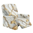 thumbnail image 1 of Kuiaobaty Marble Print Recliner Couch Cover Easy Replacement Reclining Sofa Slipcover Breathable Reclining Slipcover Stretch Recliner Chair Cover with Pocket for Living Room, 1 of 8