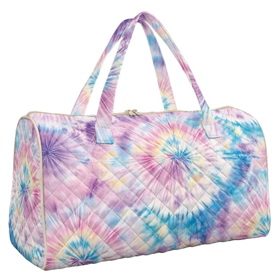 Polyester Cloth Backpack Kuiaobaty Pastel Spiral Tie-Dye Pattern Travel Bag for Yoga, Polyester ...