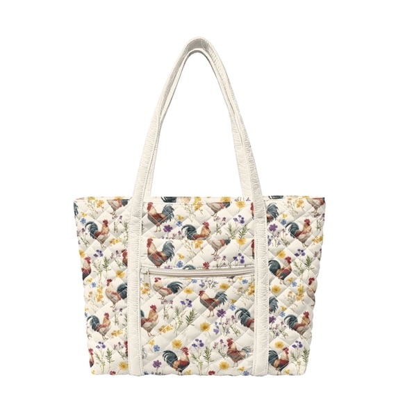 Polyester Cloth Backpack Kuiaobaty Polyester Fabric Front Zipper Pocket Quilted Tote Bag ...